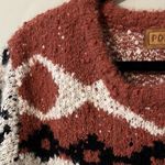 POL  large sweater aztec inspired design blush color pullover super soft Photo 6