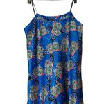 Cabernet Satin Nightgown Slip Dress Butterflies Y2K Fairy Whimsy Size Small Blue Photo 2