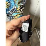 VTG Signature by Sangria Y2K Ruched Snake Satin Teal Blue Sleeveless Dress 10 Photo 5