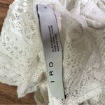 IRO  Embroidered Lace Peplum‎ Top in White 42 Photo 6