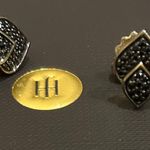 JOHN HARDY Silver Legends Naga Pave Black Sapphire Stud Earrings Size undefined Photo 17