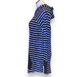 LuLaRoe Amber Hoodie Blue Tie Dye Striped NWT Size Small Photo 4