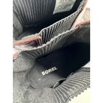 Sorel Joan of Arctic Wedge II Chelsea Waterproof Boots Burgundy Leather Size 7.5 Photo 9