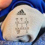 Adidas  Hoodie Womens Small Blue Heathered Climawarm Team‎ Issue Fleece Pullover Photo 2