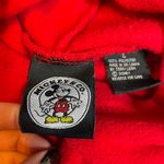 DISNEY MICKEY &‎ CO Large Red Vintage Y2K Hooded Fleece Sweatshirt Photo 2