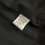 Dalia Collection  Black Ruffle Trench Coat Size 6 Photo 3