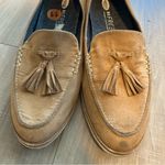 Dr. Shields Black Suede Flat Shoes, Women's Size 11 Tan Photo 0