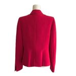 Evan Picone  Blazer Red Pink Button Front Career Business Jacket Size 10 Photo 4