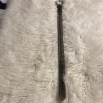 Nocona Gray and Silver Western Belt with Ornate Buckle size S 1/2” wide Photo 2