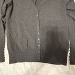 Made by Johnny Charcoal Gray Cardigan button front Sweater Size XL Photo 3