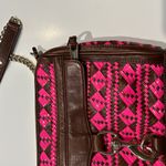Rebecca Minkoff Woven Pink and Brown Shoulder Bag Photo 6