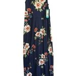Fortune + Ivy Alicia Maxi Knit Dress Large Blue Floral Stitch Fix Sundress NWT Photo 0