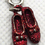 Red Sparkly Shoes Charm Red Photo 0