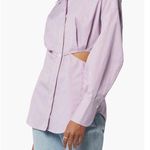 Equipment  Alya Cutout Button-Up Shirt Color: Red Multi $265.00 retail (New) Photo 1