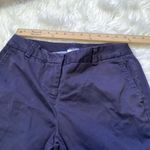 Lands' End Dark Navy Blue Wide Leg Pants Size 2 Pockets Business Career Basic Photo 2