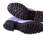 Stuart Weitzman  Light Blue Combat LaceUp Boots Size 8 Leather Sole Made in Spain Photo 9