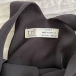 ZARA Black Flowy Tie Top Photo 6