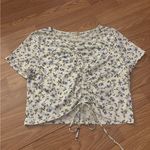 Derek Heart Floral Crop Top Size Large Photo 0