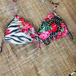 Luli Fama  Tiger Flower Bikini top size M Photo 2