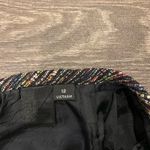 Tahari  pencil skirt.  Size: 12.  Small slit on back. Metallic thread throughout. Photo 5