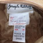 Joseph Ribkoff Size 10 Gold Jacket Veston Crinkle Bubble Popcorn Satin Button Photo 4