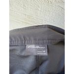 Eddie Bauer Gray Adventurer Skort Skirt Womens Stretch A Line Pockets Size 14 Photo 2