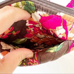 Vera Bradley Lizzie Mini Saddlebag Crossbody English Rose Photo 5