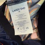 Land’s End Sz 10 Tankini Top Deep Sea Jungle Print Blouson Floral Halter Summer Photo 6