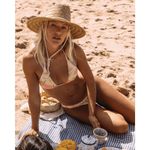 Billabong  Pink Orange Sunshine Diaries Halter Neck Triangle Bikini Top XXL NWT Photo 5