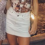 Free People White Mini Skirt  Photo 0