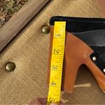 Vince Camuto Ceena Black Suede Clogs with Wooden Heel Size 8 Photo 9