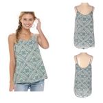 Pink republic Sage green scoop back cami top size medium Photo 1