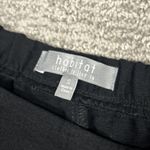 Habitat  Express Travel Ruched Ankle Pants Women’s Small Pull On Black Pockets Photo 3