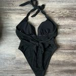 Lulus Sunny Day Babe Black Crinkle Halter One Photo 8
