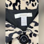 Chico's Chico’s animal print faux fur swing jacket sz 1 (M/8) Photo 2