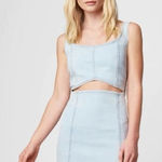 BLANK NYC  cutout denim mini dress Photo 0