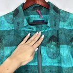 Piazza Sempione Green Blue Blazer Jacket Open Front Woman's Size IT 38 US 2 Photo 4