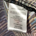 Democracy  Open Front Duster Geometric Print Earth Tones Sheer L/XL Photo 3