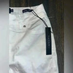 Tahari  White Straight‎ Leg Jeans Classic Denim Pants New with Tags F36 Photo 3