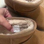 UGG  Brown Ankle Boots with Fur Lining Photo 4