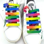 Adidas Stella Mccartney  Ed Curtis Stan Smith Rainbow Sneakers New Photo 5