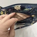 Marc New York Andrew Marc Navy Floral Eco Leather Crossbody Bag Purse Photo 5