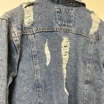 Highway Jeans  Distressed‎ Denim Jacket womens size small Photo 14
