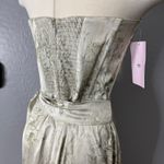 V. Chapman The June Dress in Sage Tapestry, 6 Green Photo 4