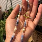 Handmade ✨ Freshwater Pearl + Amethyst + Rose Quartz + Agate Beaded Necklace Photo 6