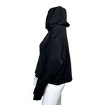 Nike Shirt Womens Small Black Dri Fit Graphic Half Zip Training Hoodie Workout Photo 3