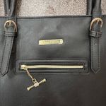 Juicy Couture SASSY  TRAVEL TOTE BAG BLACK & HOT PINK, Charm Attached Photo 3