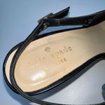 Kate Spade Sepatu Sandal Black Leather Bow Heels Pumps Shoes Photo 13