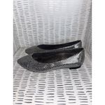 Vionic  Gem Caballo Gunmetal‎ Snake Pointed Toe Leather Ballet Flat Shoes 7 Wide Photo 1
