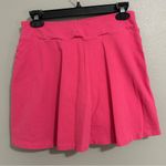 Kinesis pink cotton pleated athletic tennis mini skort skirt women’s size medium Photo 2